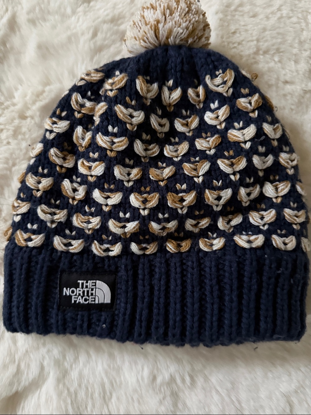 The North Face Knit Youth/junior Pom-Top Beanie